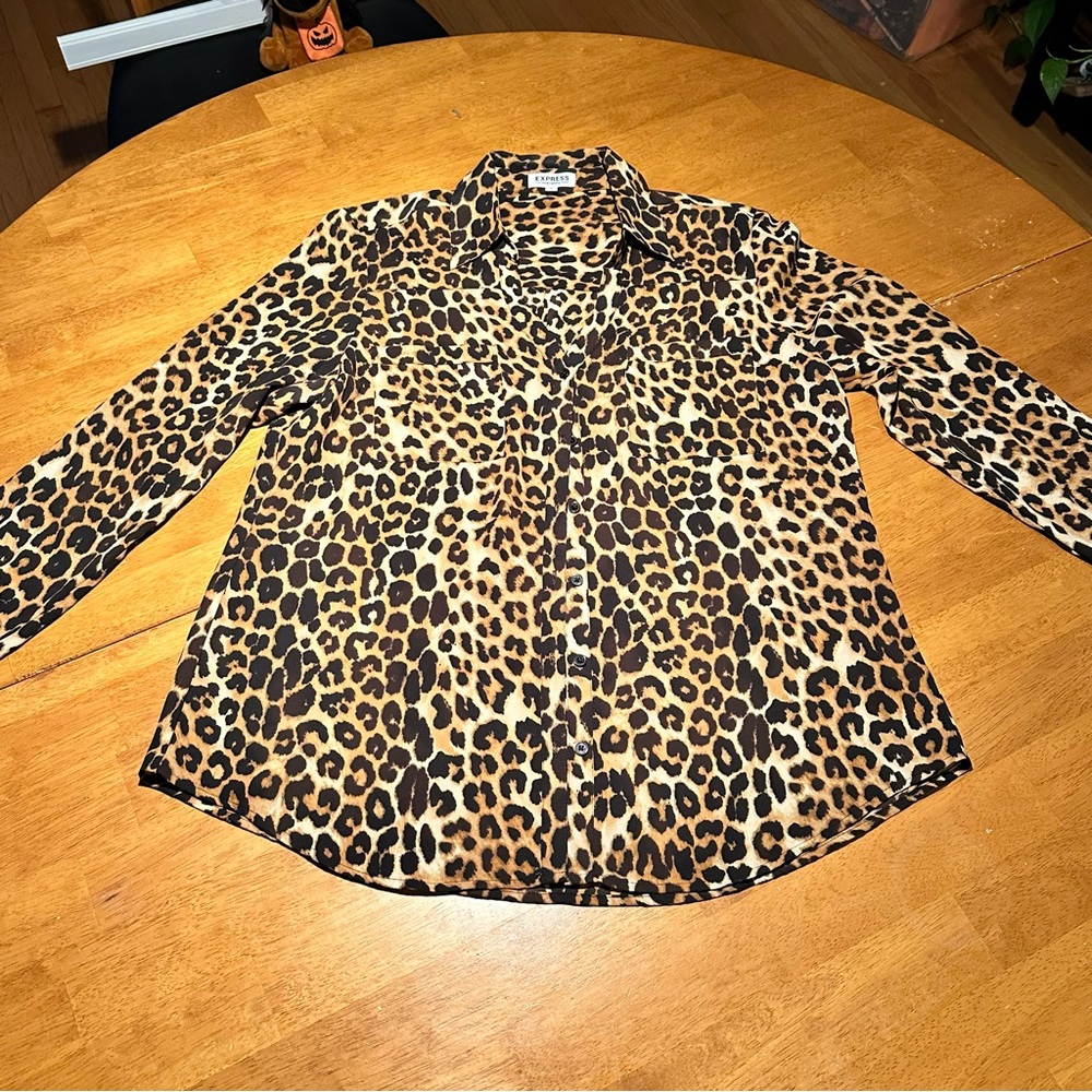 Leopard Express Portofino Button Up